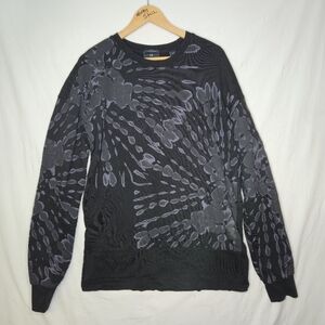 Scotch & Soda Men's Tye Dyed Black Sweatshirt Size Large